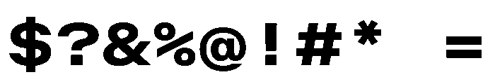 OpenInto 800Bold Instance Font OTHER CHARS