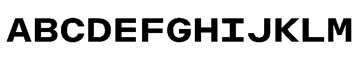 OpenInto 800Bold Instance Font UPPERCASE