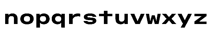 OpenInto 800Bold Instance Font LOWERCASE