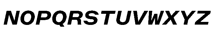 OpenInto 800BoldItalic Instance Font UPPERCASE