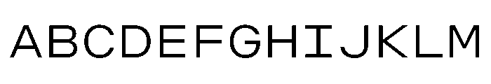 OpenInto 800Light Instance Font UPPERCASE