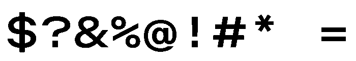 OpenInto 800Regular Instance Font OTHER CHARS