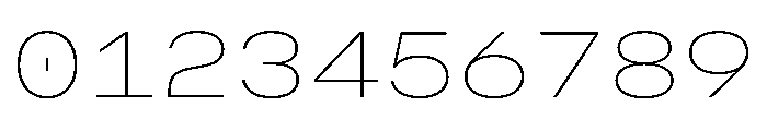 OpenInto 800Thin Instance Font OTHER CHARS
