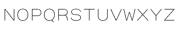 OpenInto 800Thin Instance Font UPPERCASE