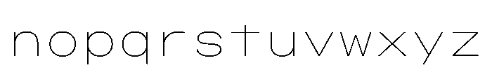 OpenInto 800Thin Instance Font LOWERCASE