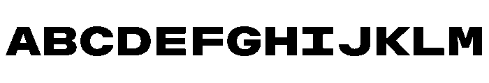 OpenInto 900Black Instance Font UPPERCASE