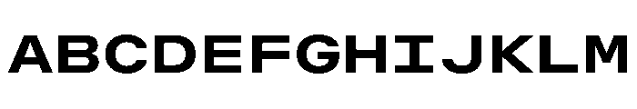 OpenInto 900Bold Instance Font UPPERCASE