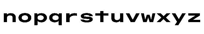 OpenInto 900Bold Instance Font LOWERCASE