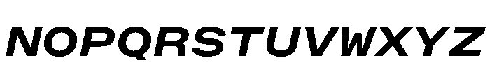 OpenInto 900BoldItalic Instance Font UPPERCASE