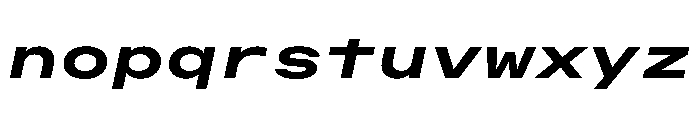 OpenInto 900BoldItalic Instance Font LOWERCASE