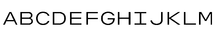 OpenInto 900Light Instance Font UPPERCASE