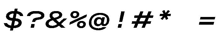 OpenInto 900RegularItalic Instance Font OTHER CHARS