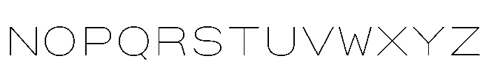 OpenInto 900Thin Instance Font UPPERCASE