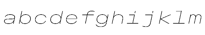 OpenInto 900ThinItalic Instance FONT