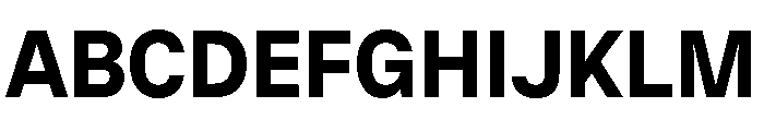 Operand Bold Font UPPERCASE