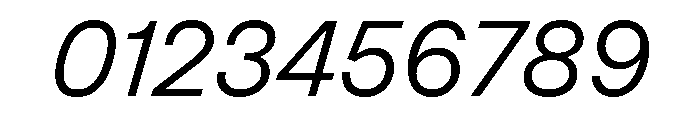 Operand LightItalic Font OTHER CHARS