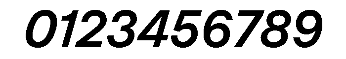 Operand MediumItalic Font OTHER CHARS