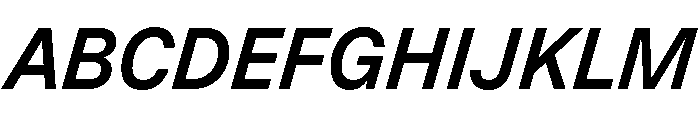 Operand MediumItalic Font UPPERCASE