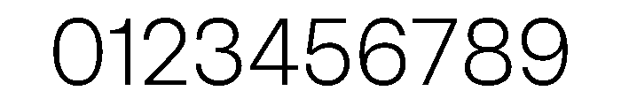 Operand Thin Font OTHER CHARS