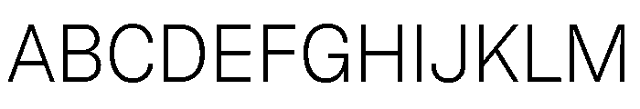 Operand Thin Font UPPERCASE
