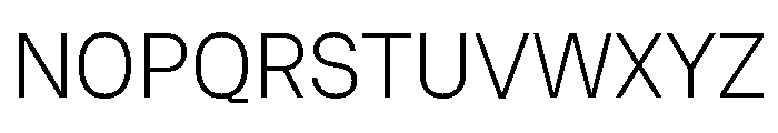 Operand Thin Font UPPERCASE