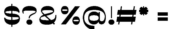 Opposit Heavy Font OTHER CHARS