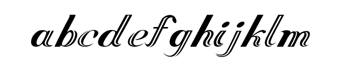 Opal-ExpandedItalic Font LOWERCASE