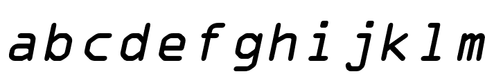 Optical A Italic Font LOWERCASE