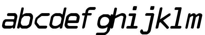Optical C Italic Font LOWERCASE