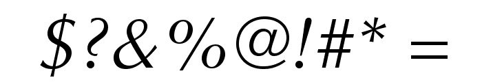 OptimaLTStd-Italic Font OTHER CHARS