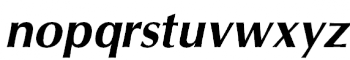 Opium New Bold Italic Font LOWERCASE