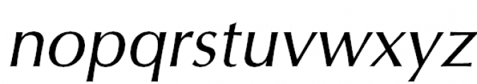 Opium New Italic Font LOWERCASE