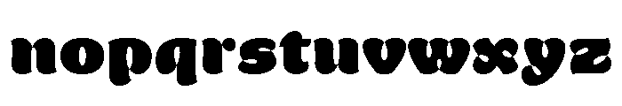 Opake Heavy Font LOWERCASE