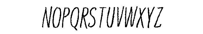 Organda Mn Extra Bold Font UPPERCASE