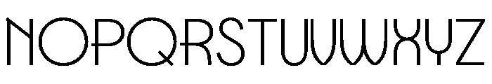 Organda Mn Extra Light Font LOWERCASE