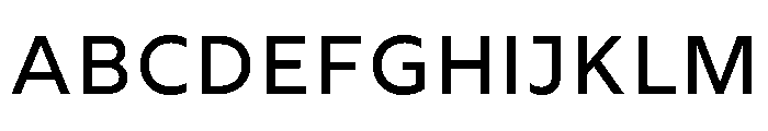 Organetto Variable Medium Font UPPERCASE