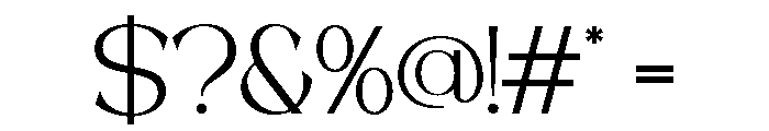 ORIGINROYALS-Regular Font OTHER CHARS