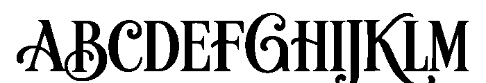 ORVELIA Font UPPERCASE