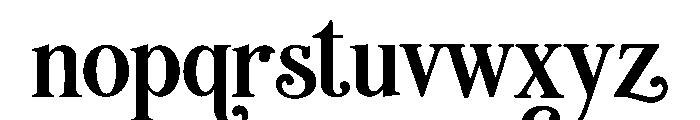 ORVELIA Font LOWERCASE