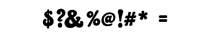 ORVELLIA Font OTHER CHARS