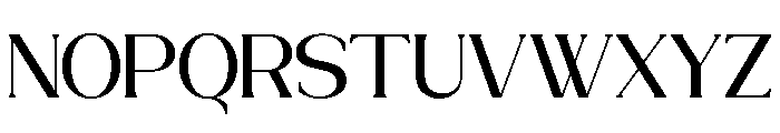 ORVENIA-Regular Font UPPERCASE