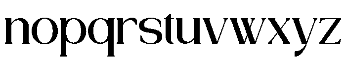 ORVENIA-Regular Font LOWERCASE