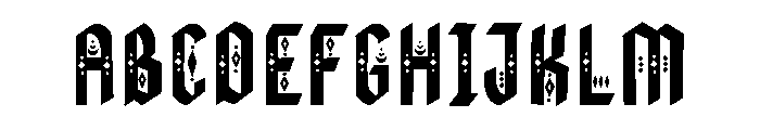 Oracle Cards Font UPPERCASE