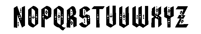 Oracle Cards Font UPPERCASE