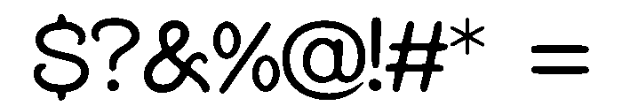 Oracle_Script Font OTHER CHARS