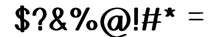 Orange Fruits Font OTHER CHARS