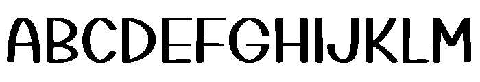 Orange Fruits Font UPPERCASE