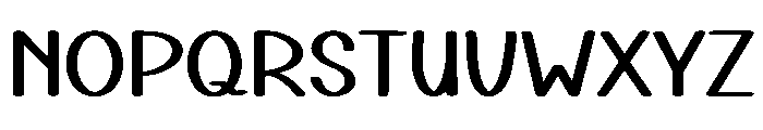 Orange Fruits Font UPPERCASE