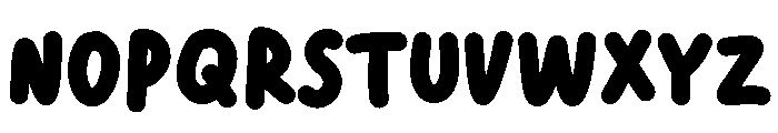 Orange Gumdrop Regular Font LOWERCASE