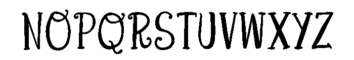 Orange Honest Regular Font UPPERCASE